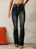Aya™ | High-Waisted Flared Jeans