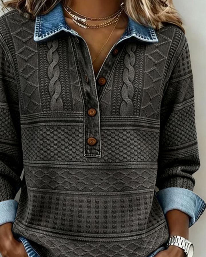 Gwen - Relaxed Half-Breasted Jumper