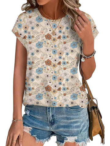 Necie | Chic Printed Blouse