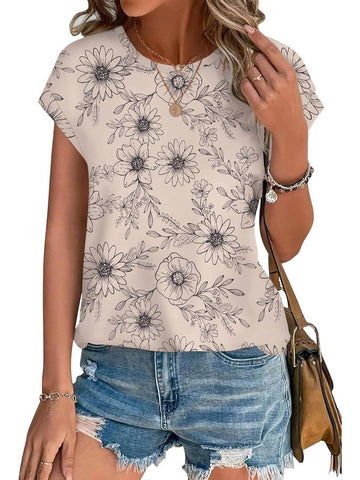 Necie | Chic Printed Blouse