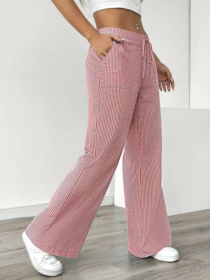 Halina | Stylish Casual Drawstring Trousers