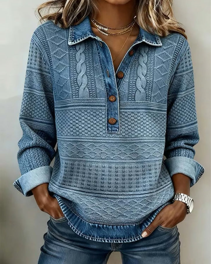 Gwen - Relaxed Half-Breasted Jumper