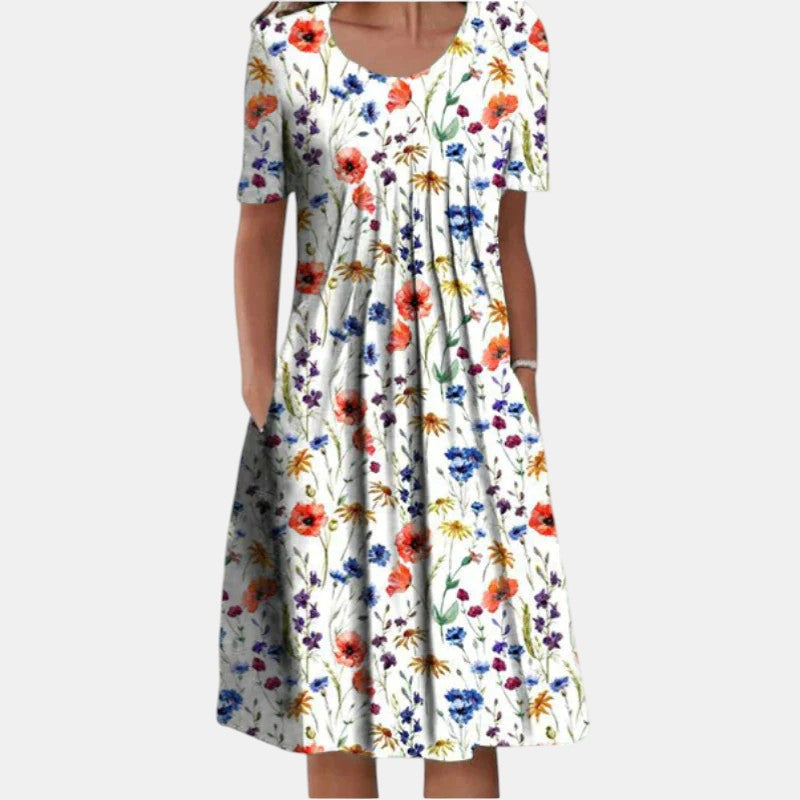 Linda | Cotton Tummy Coverage Dress