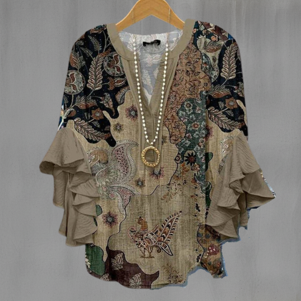 Phoenix | Elegant Blouse with Patterns