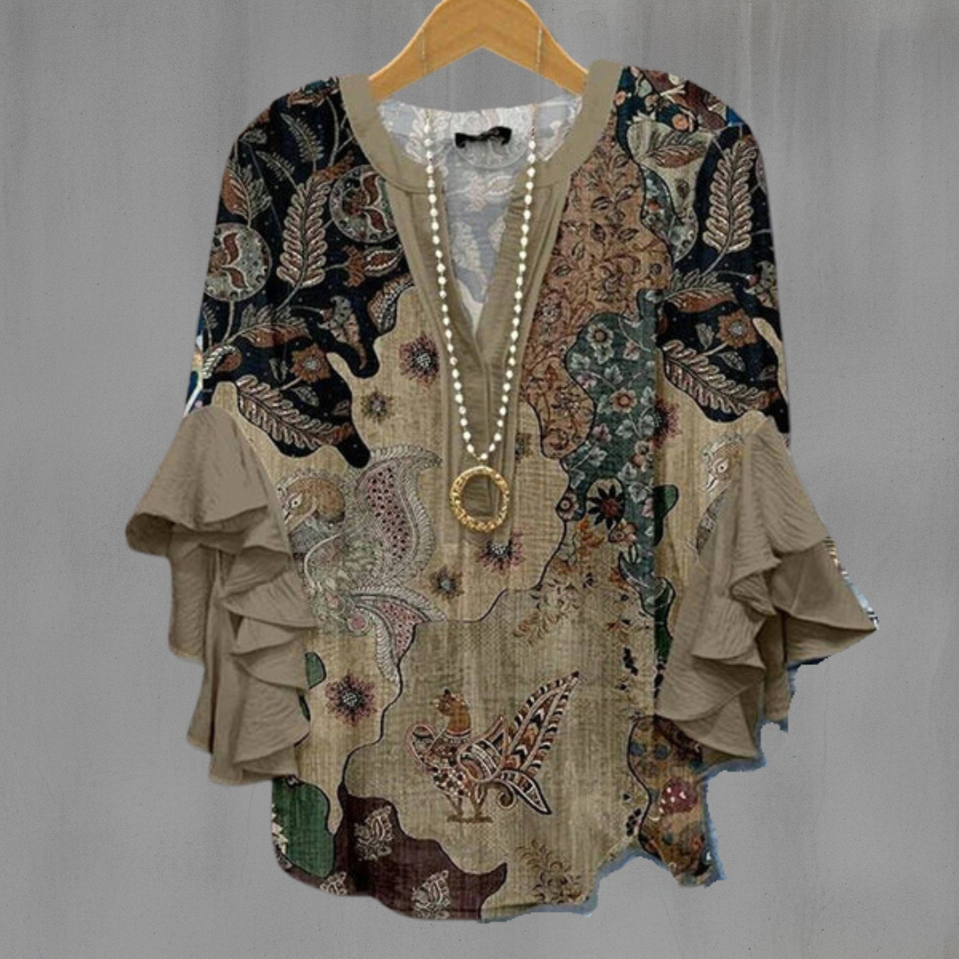 Phoenix | Elegant Blouse with Patterns