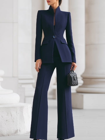 Flora™ Two-Piece Set | Tailored Blazer and Wide-Leg Trousers