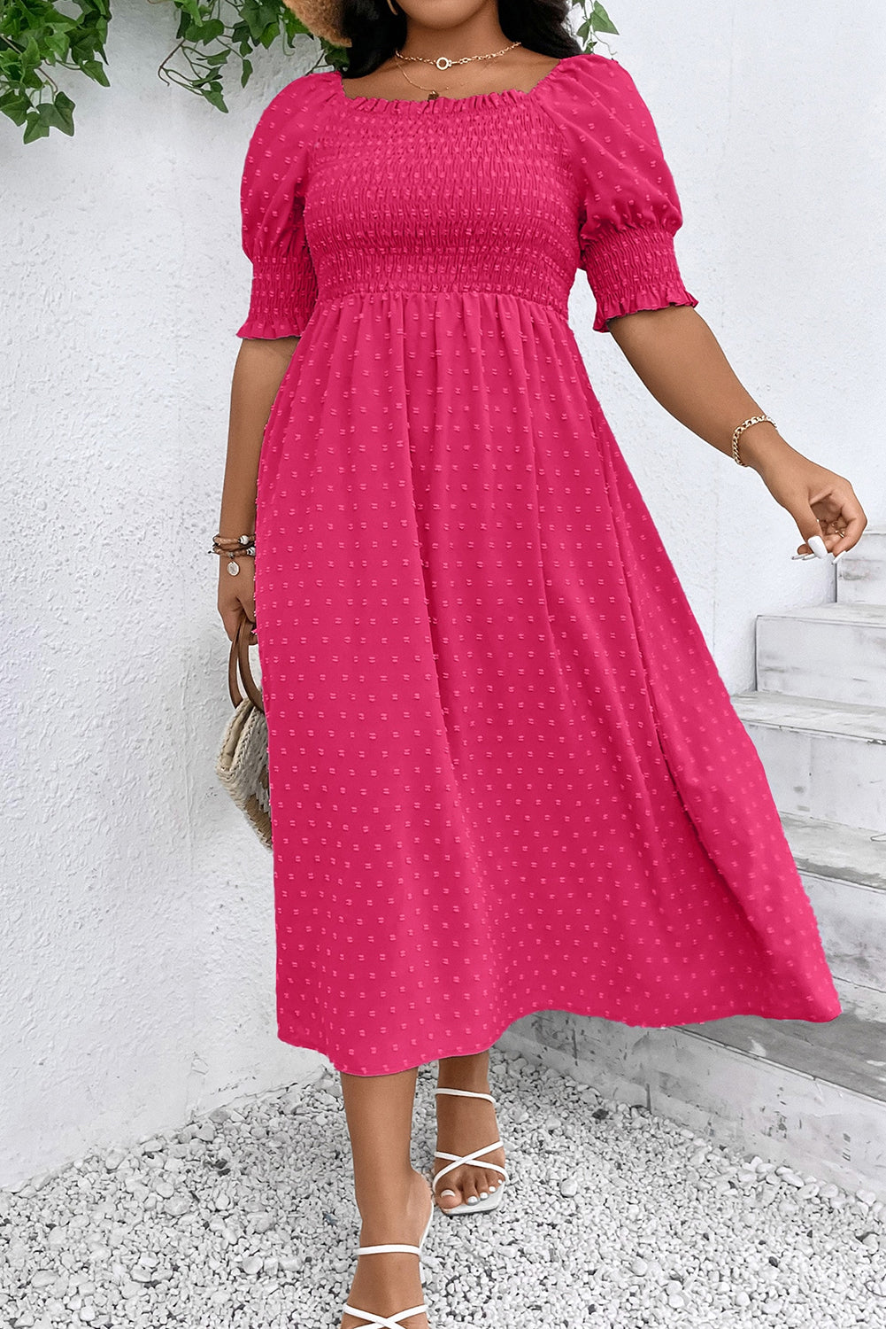 Wisteria | Swiss Dot Dress