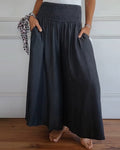 Jasper | Flowy Smocked Waist Pants