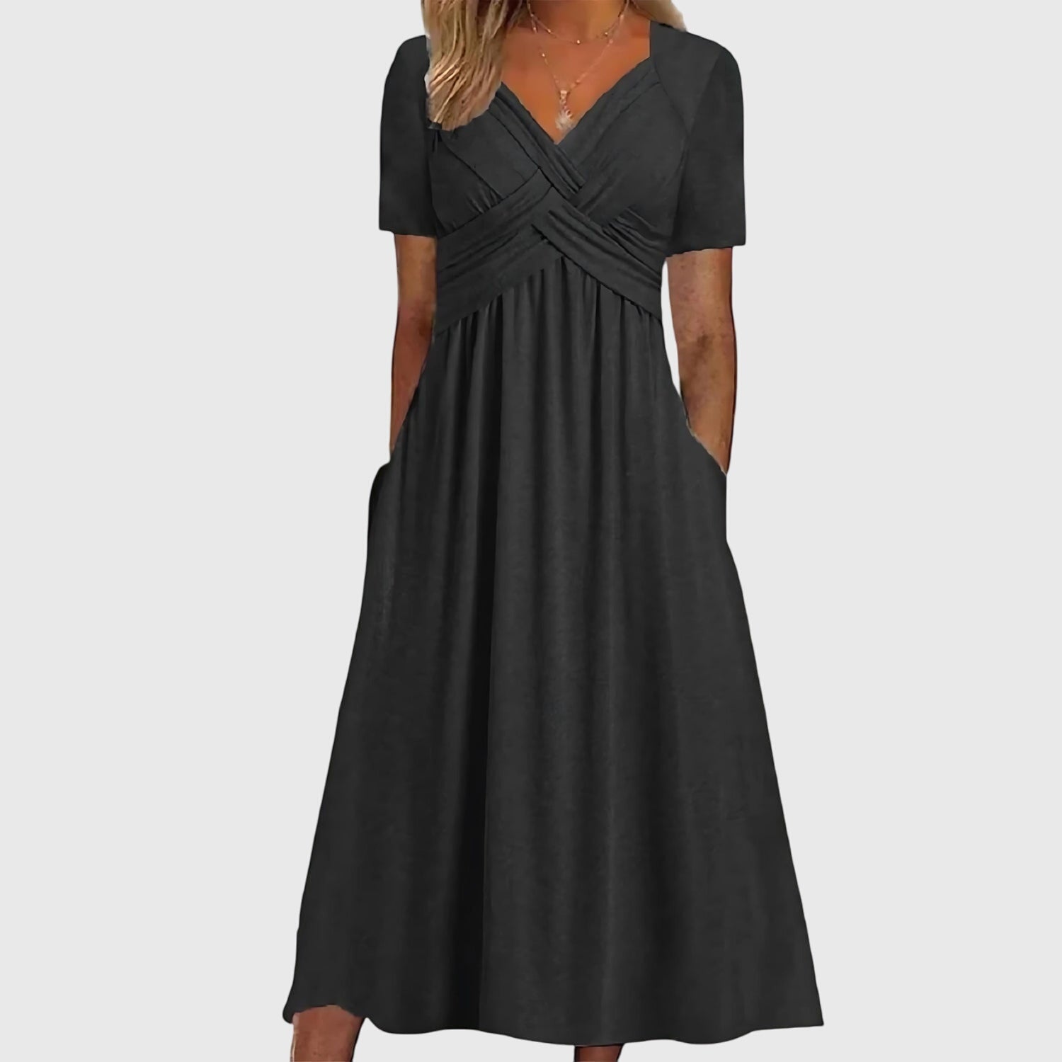 Manola | Tummy Coverage Midi Dress