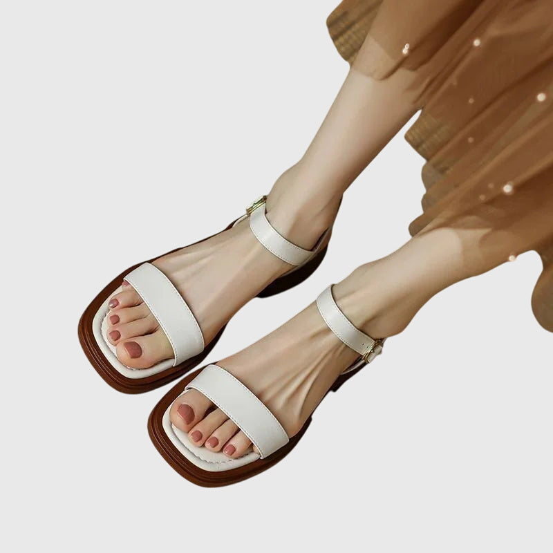 Celestia™ | Orthopaedic Leather Sandals