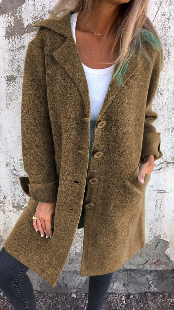 Blythe Women's Wool Coat | Elegant Long Design, Versatile and Stylish 9
