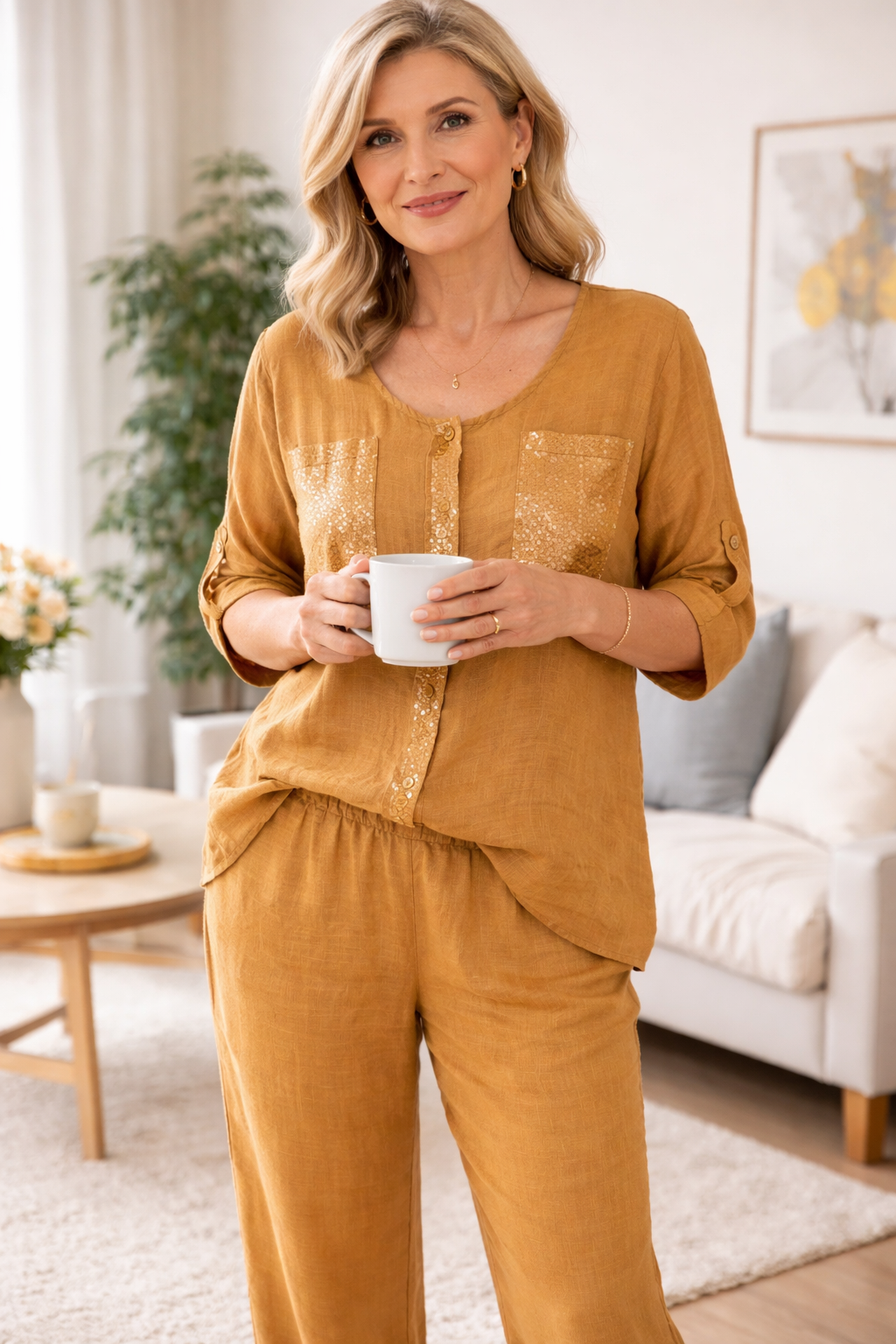 Alma| Polished Two-Piece Set – Effortless Style, All-Day Comfort