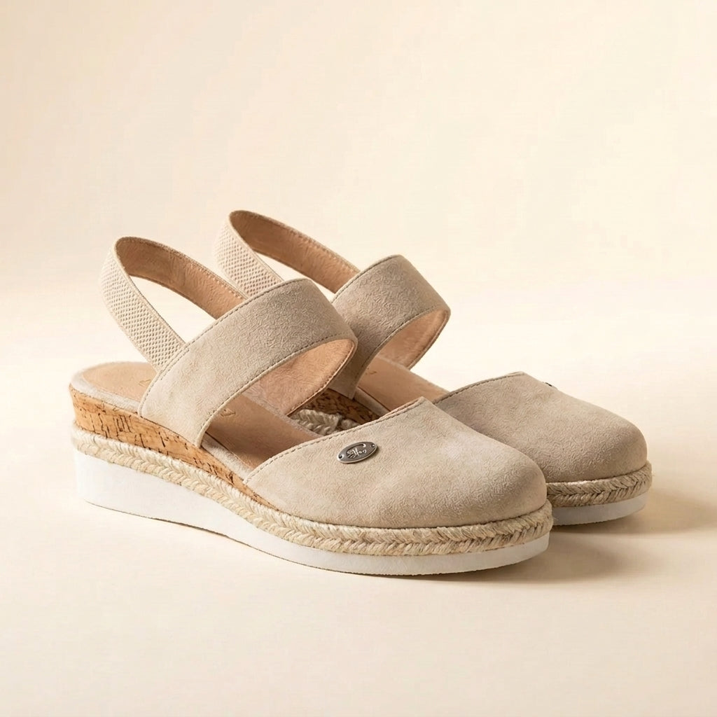 Evelyn Women's Platform Sandals | Ergonomic Espadrille Design, Adjustable Back Strap 1