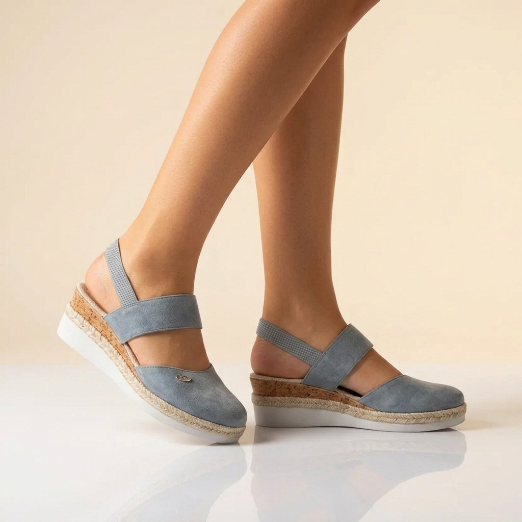 Evelyn Women's Platform Sandals | Ergonomic Espadrille Design, Adjustable Back Strap 3