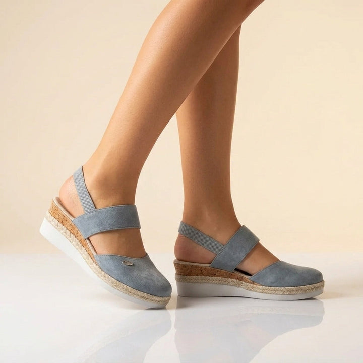 Evelyn Women's Platform Sandals | Ergonomic Espadrille Design, Adjustable Back Strap 3