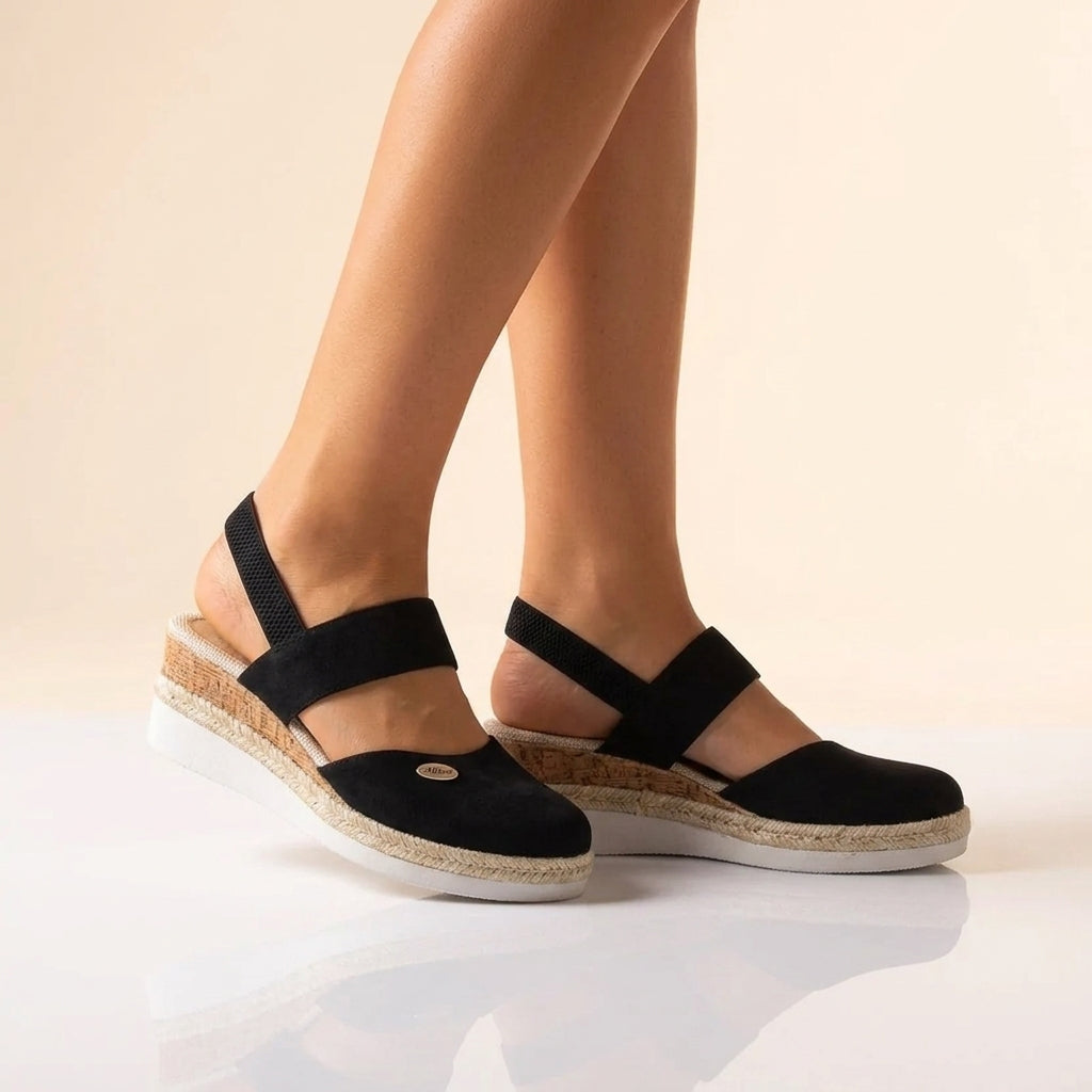 Evelyn Women's Platform Sandals | Ergonomic Espadrille Design, Adjustable Back Strap 4