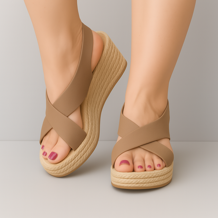 Evelyn Women's Sandals | Comfortable Wedge Heel, Stylish Espadrille Design 3