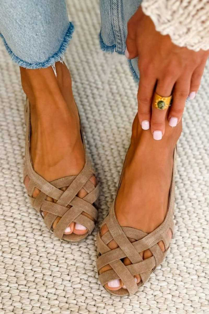Haven Women's Flat Sandals | Braided Open Toe, Lightweight Comfort 1