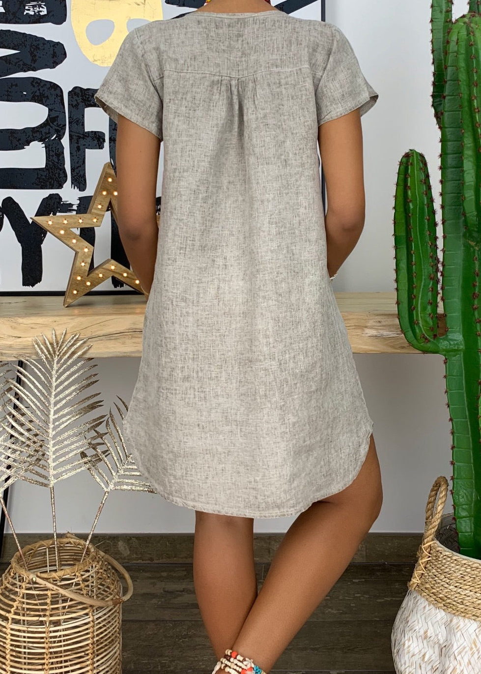 Liora | Linen Dress
