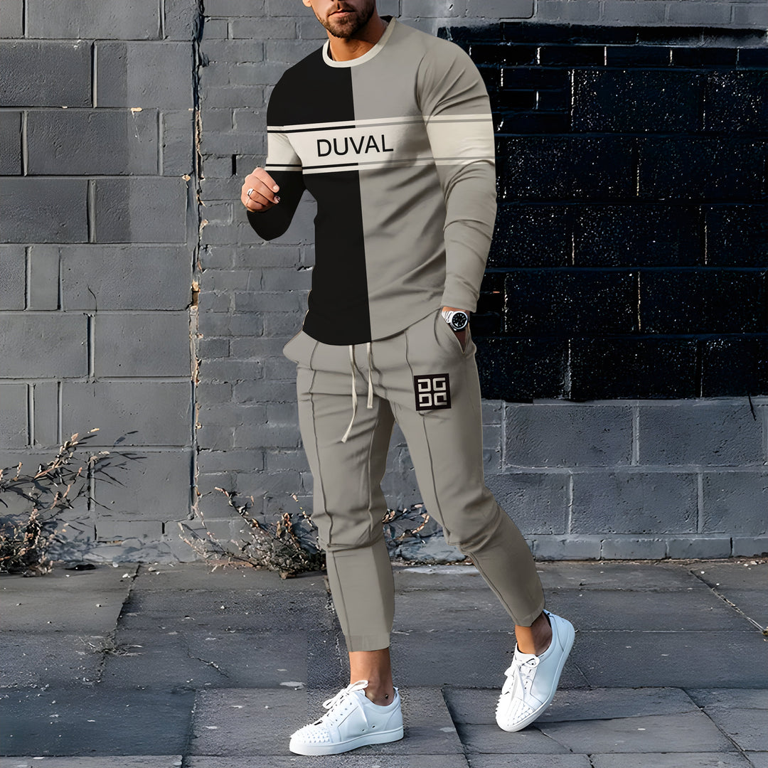 Long Sleeve Casual Two-piece Set 0