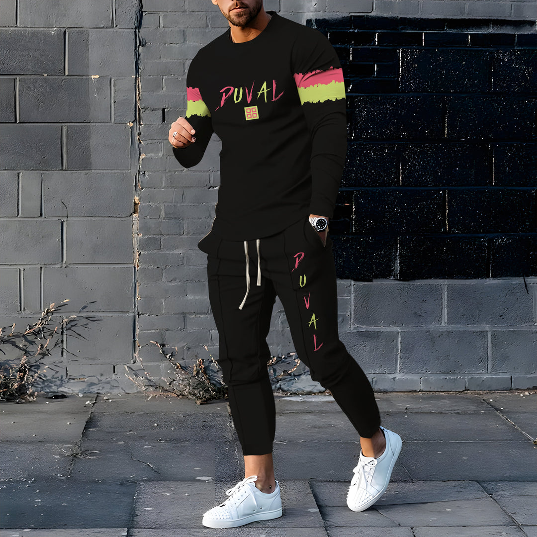Long Sleeve Casual Two-piece Set 0