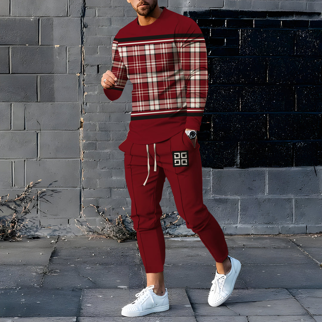Long Sleeve Casual Two-piece Set 0