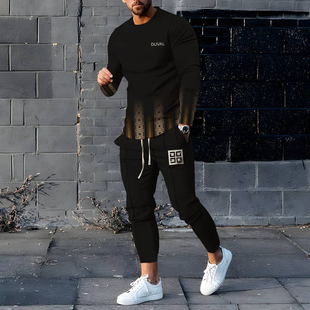 Long Sleeve Casual Two-piece Set 0