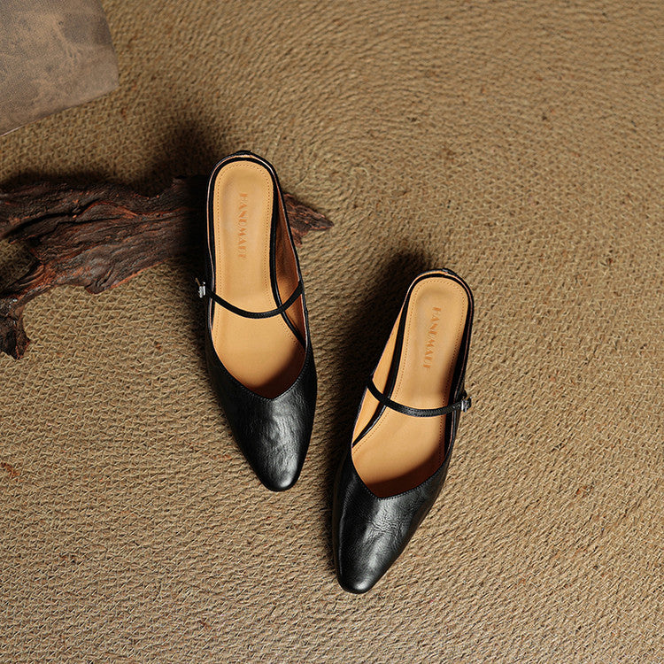 Orella | Genuine Leather Mules — Timeless Style & Everyday Comfort