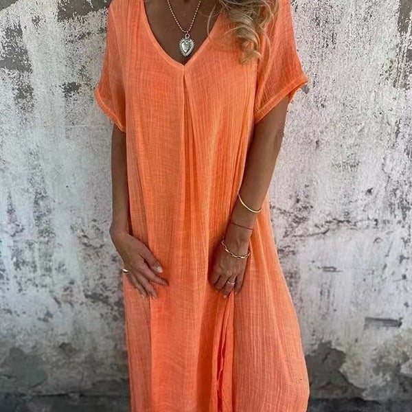 Amy™ | Tummy Coverage V-neck Dress
