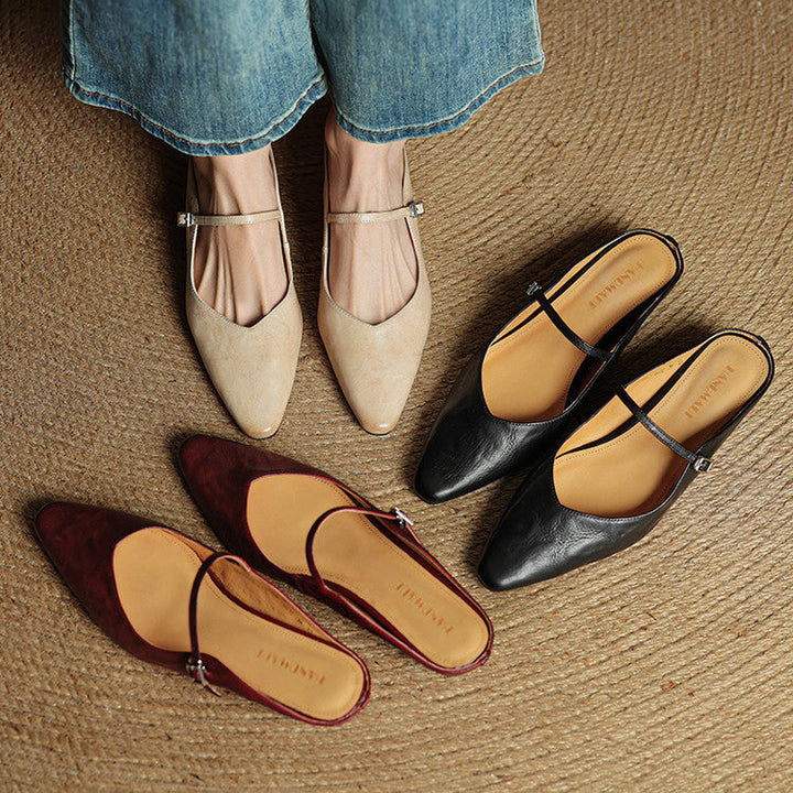 Orella | Genuine Leather Mules — Timeless Style & Everyday Comfort
