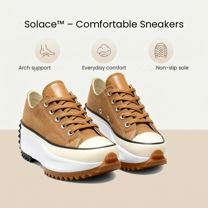 Solace | Sneakers with Soft Memory Foam and all dayComfort