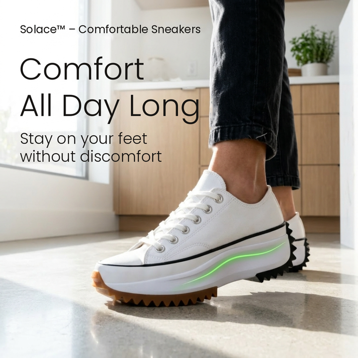 Solace | Sneakers with Soft Memory Foam and all dayComfort