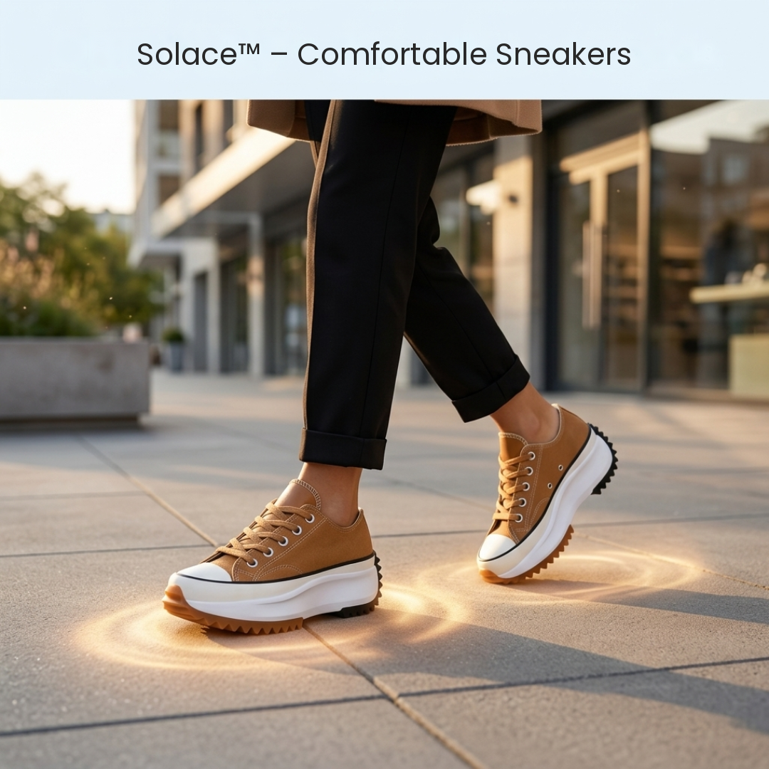 Solace | Sneakers with Soft Memory Foam and all dayComfort