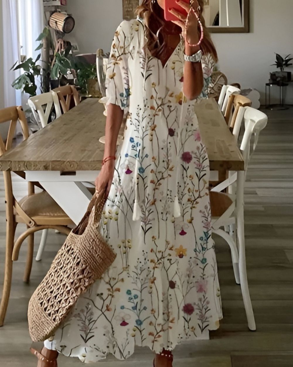 Celina™ | Boho Tummy Coverage Dress