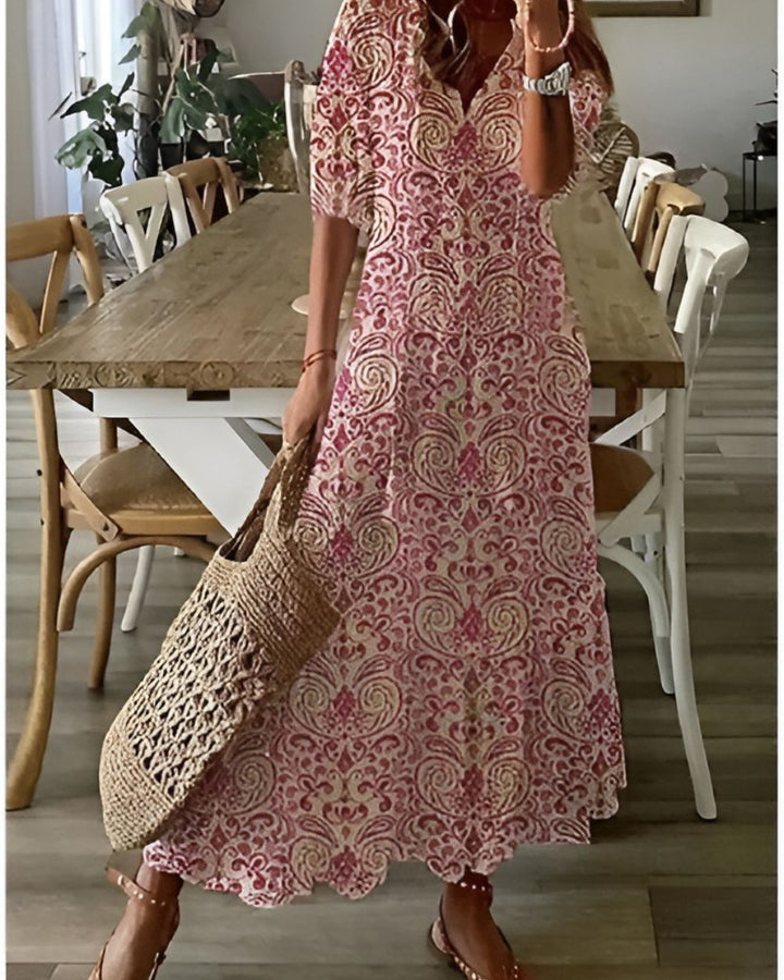 Celina™ | Boho Tummy Coverage Dress
