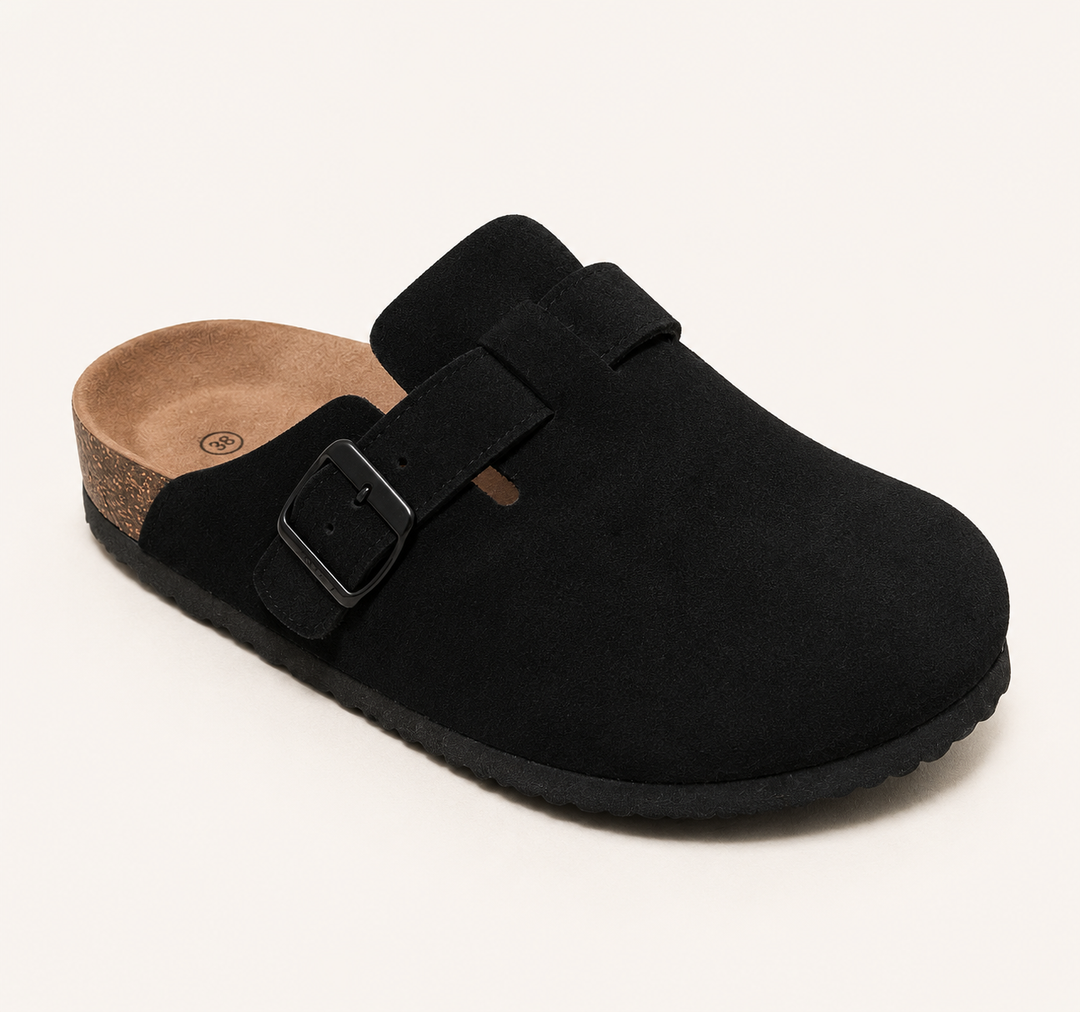 Quinn | Clogs from Genuine Suede and Ergonomic Comfort
