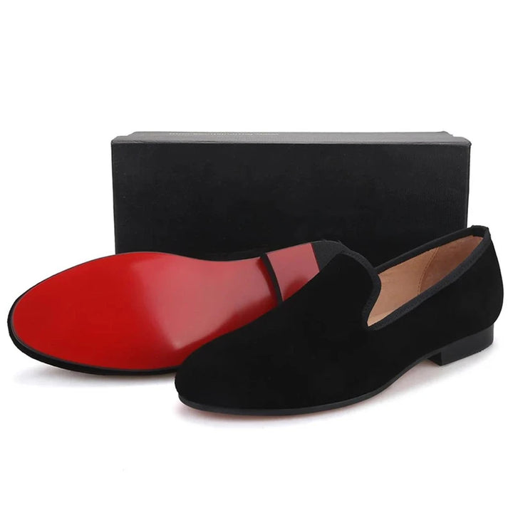 Loafers for men with red sole