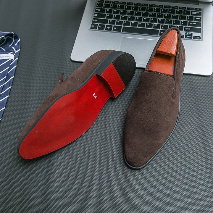 Loafers for men with red sole