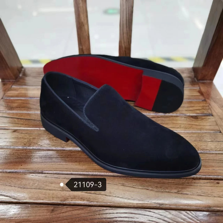 Loafers for men with red sole
