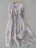 Denise – Elegant Daisy Dress
