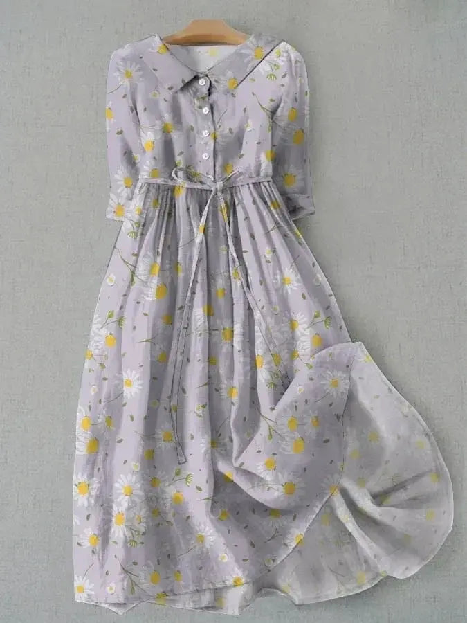 Denise – Elegant Daisy Dress