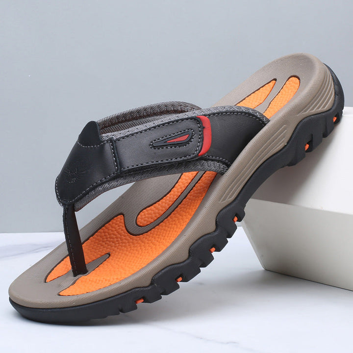 Sable Leather Sandals | Adjustable Strap, Cushioned Footbed 9