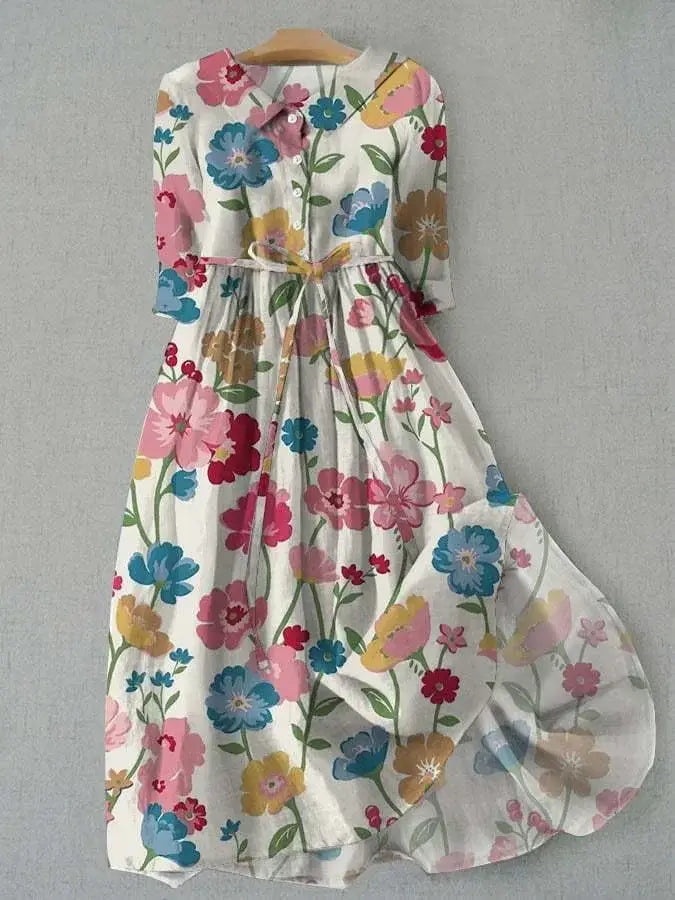 Pamela – Classic Floral Dress