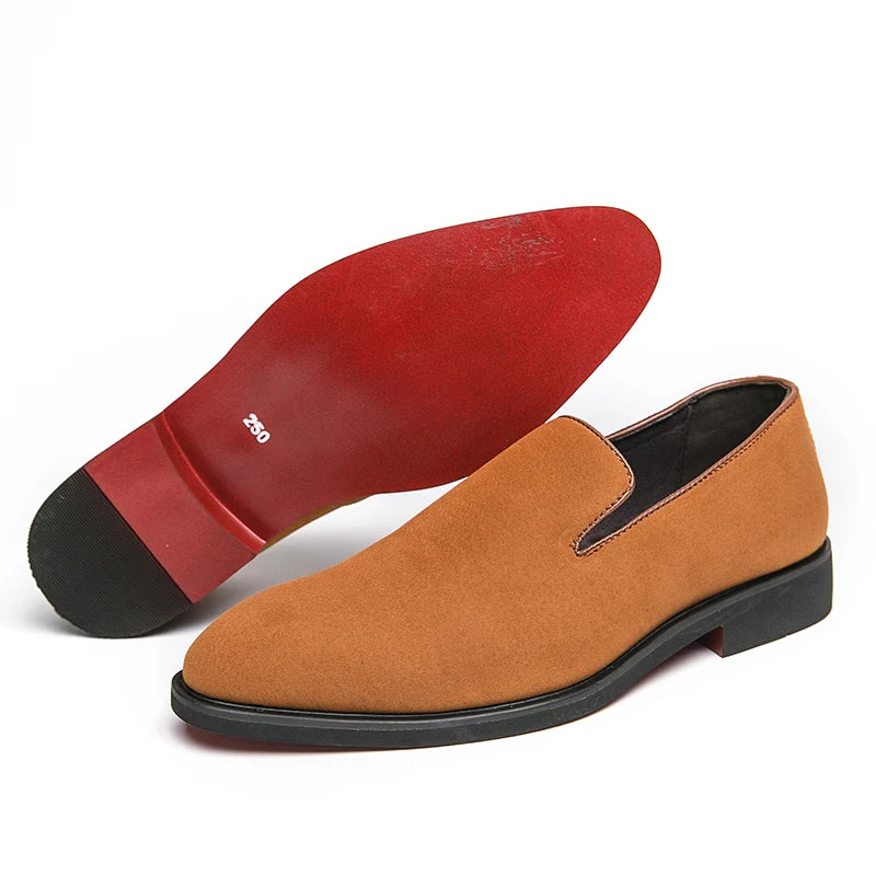 Loafers for men with red sole