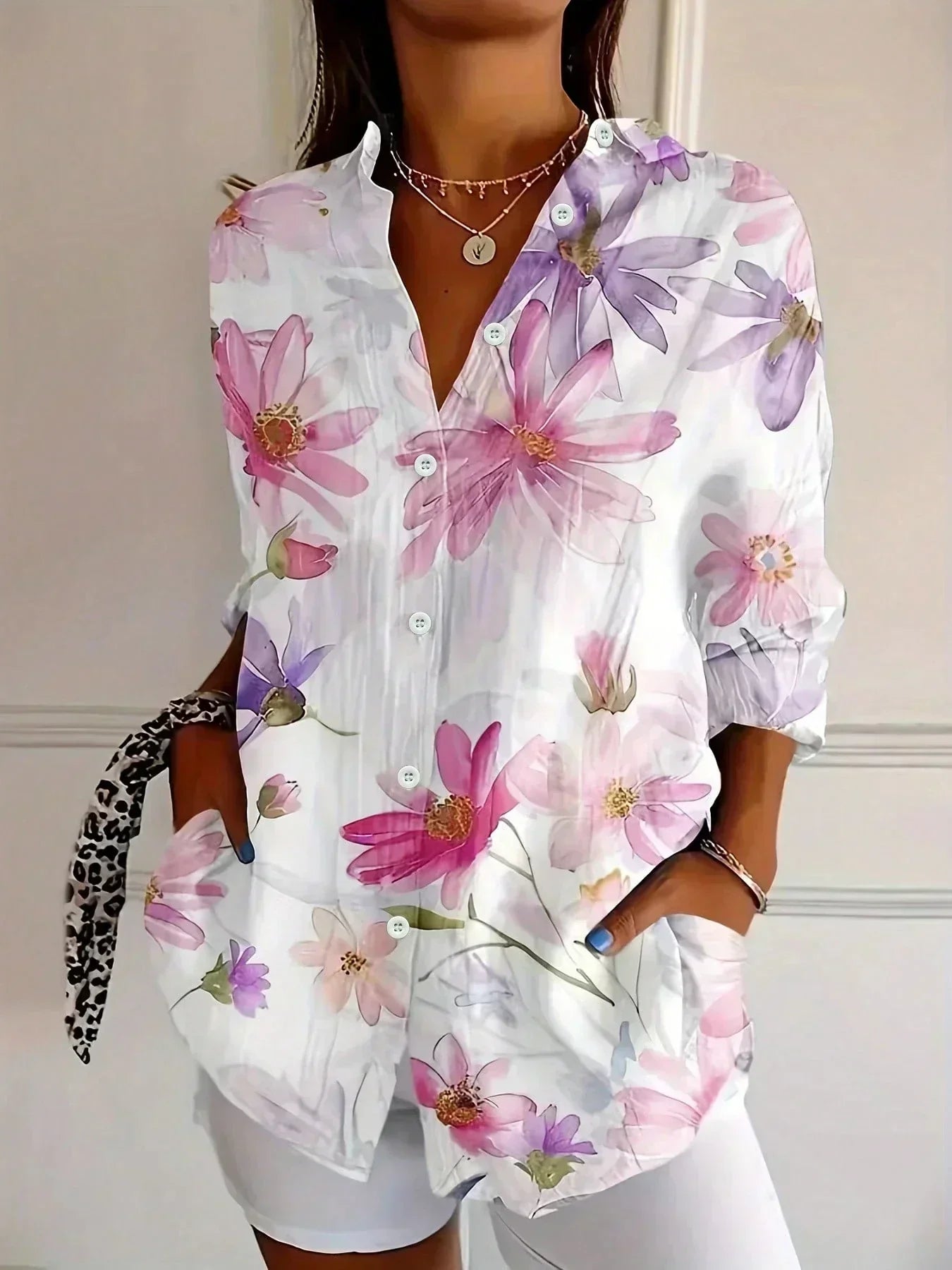 Sadie | Colourful Pattern Blouse