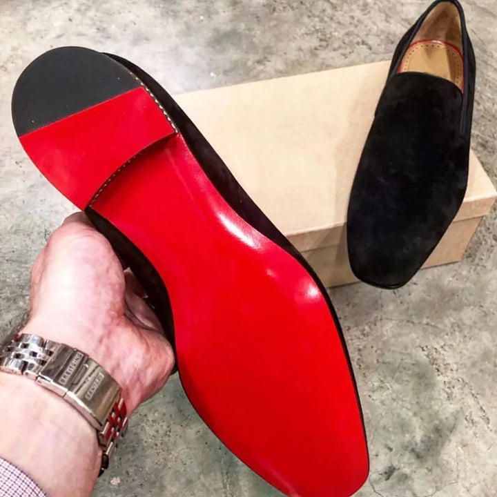 Loafers for men with red sole