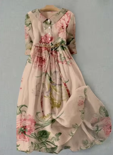 Sandra – Elegant Floral Dress