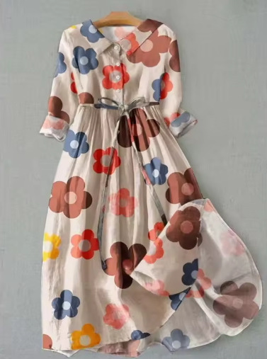 Cheryl - Retro Bloom Dress