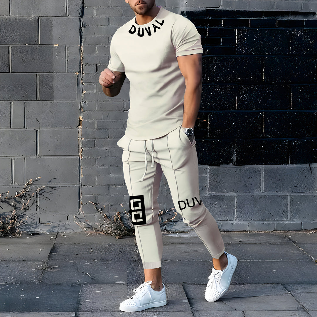 Short Sleeve Casual Two-piece Set 0