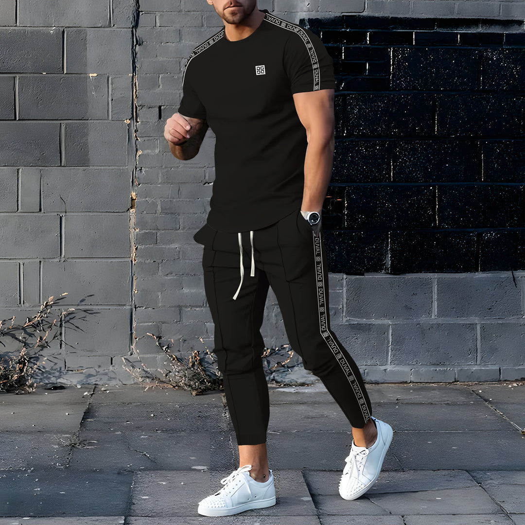 Short Sleeve Casual Two-piece Set 0
